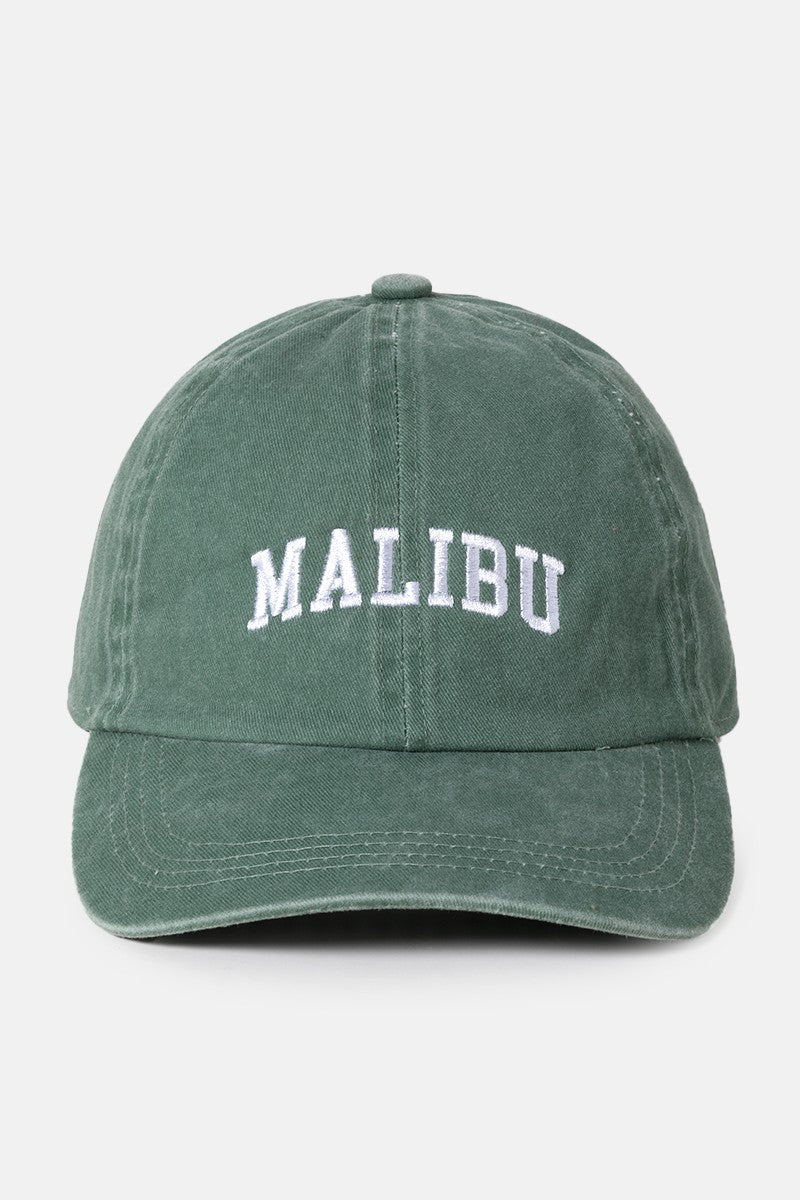 Malibu Embroidery Baseball Cap