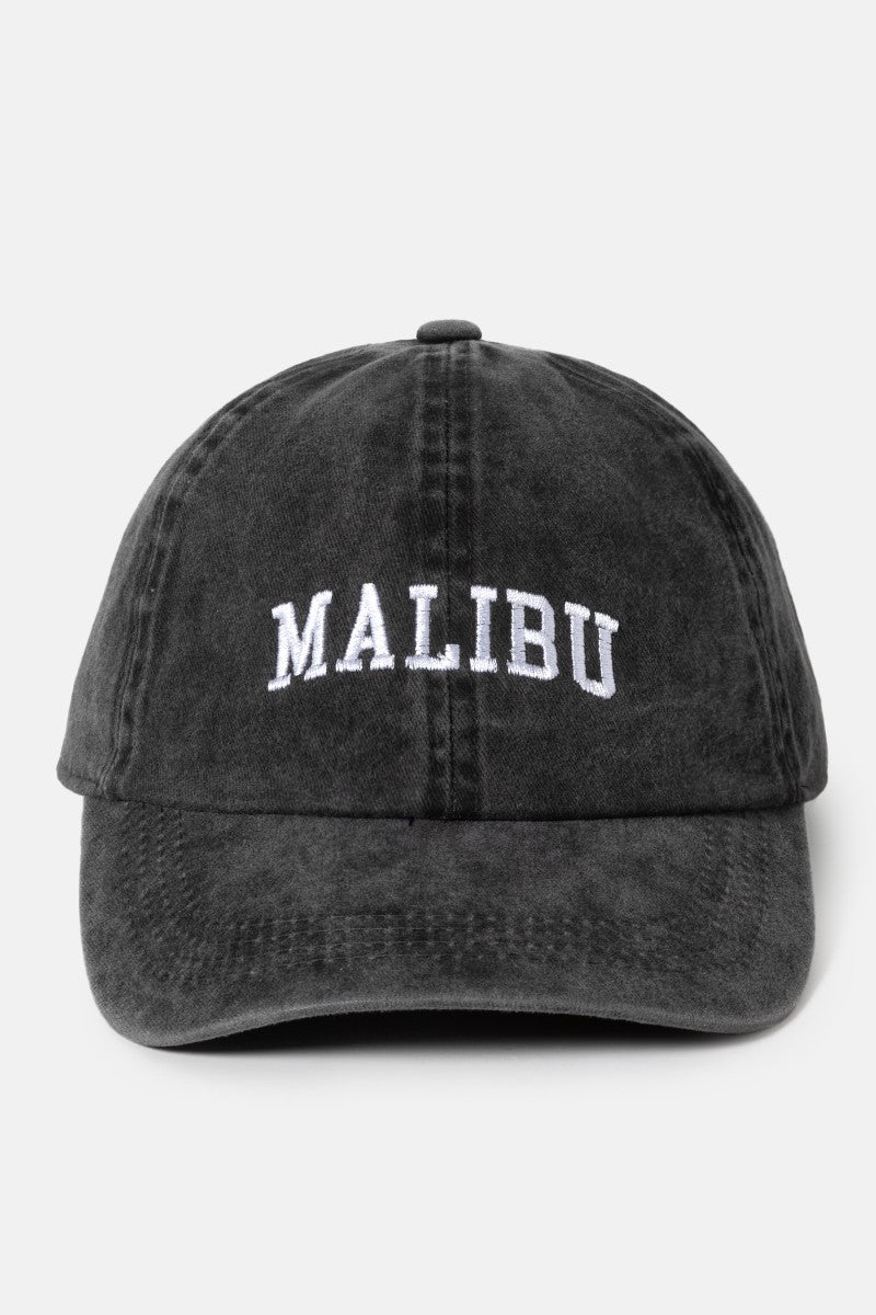 Malibu Embroidery Baseball Cap