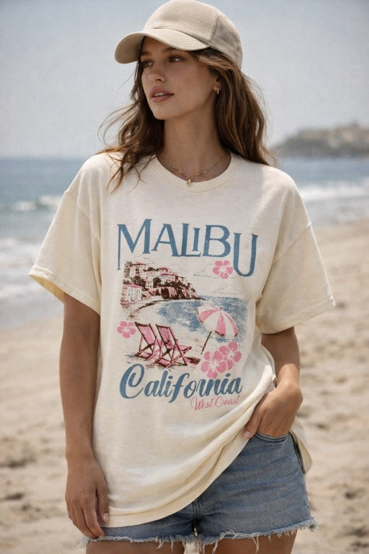 Malibu California Coastline T-shirt