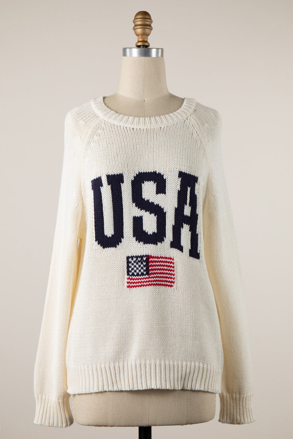 Fourth Of July Independence Usa Flag Sweater Top