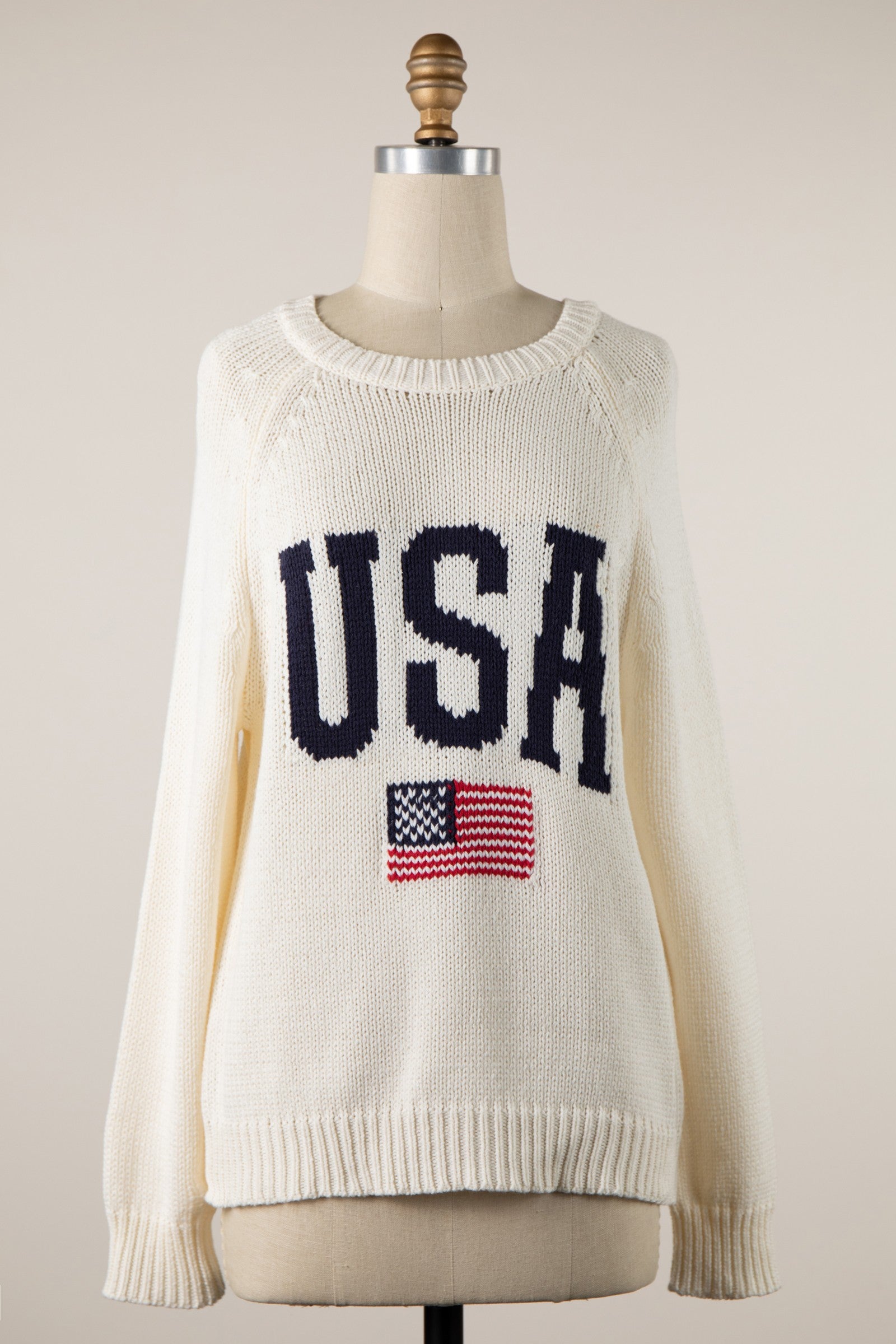 Fourth Of July Independence Usa Flag Sweater Top