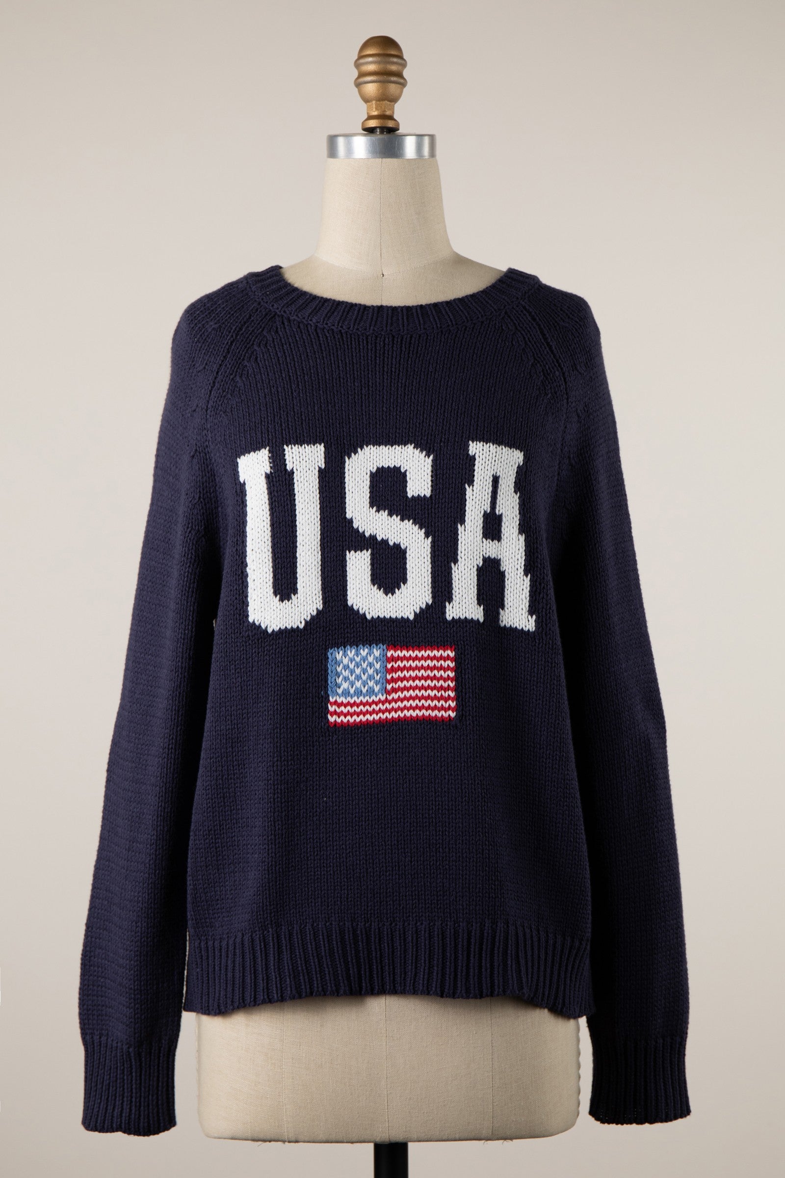 Fourth Of July Independence Usa Flag Sweater Top