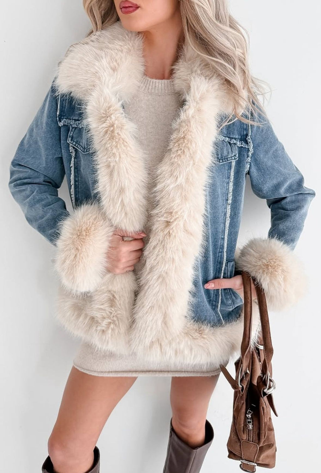 Tundra Denim Luxury Coat
