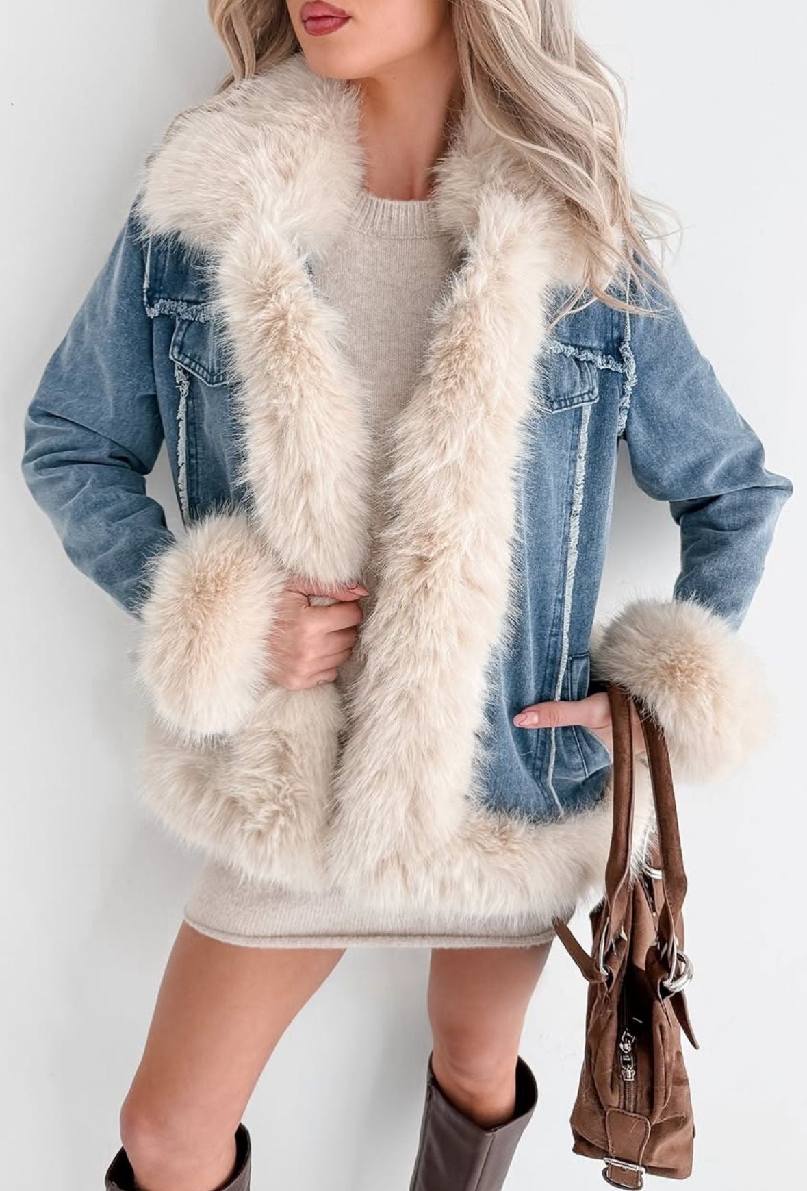 Tundra Denim Luxury Coat