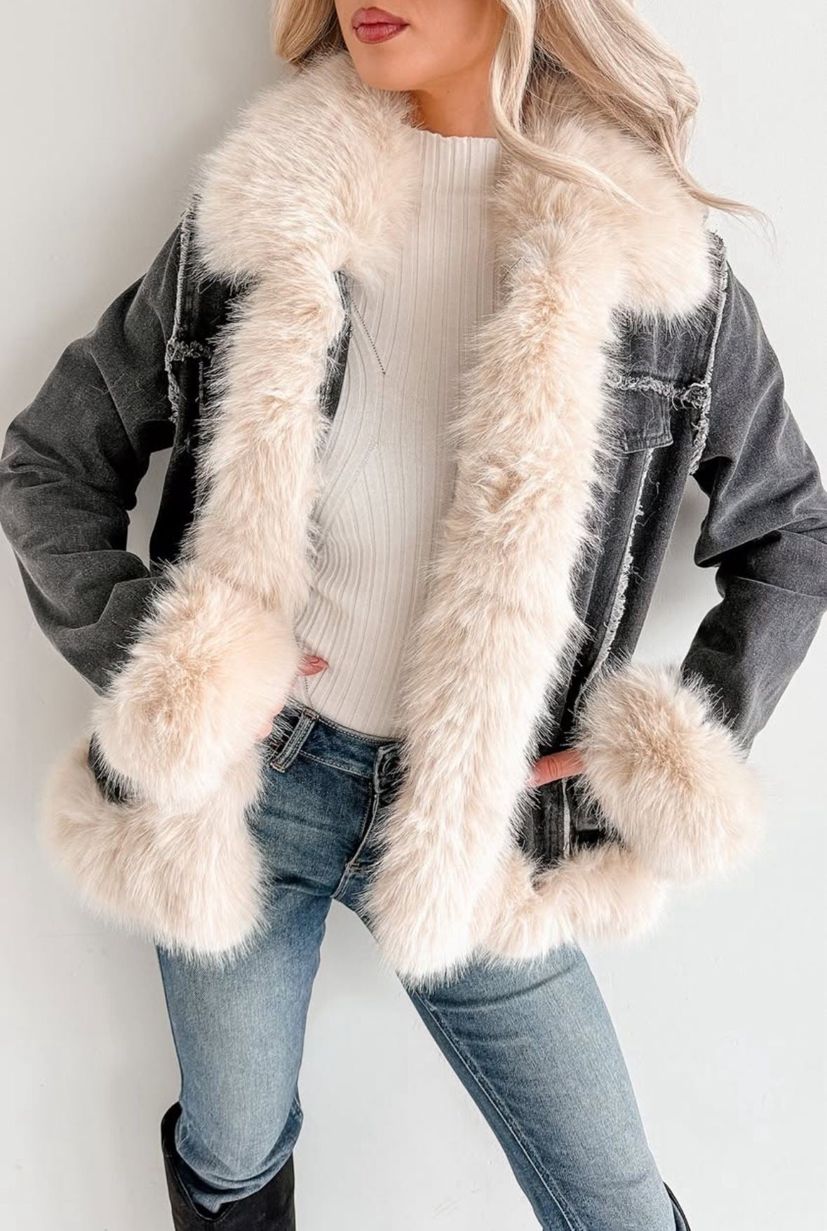 Tundra Denim Luxury Coat