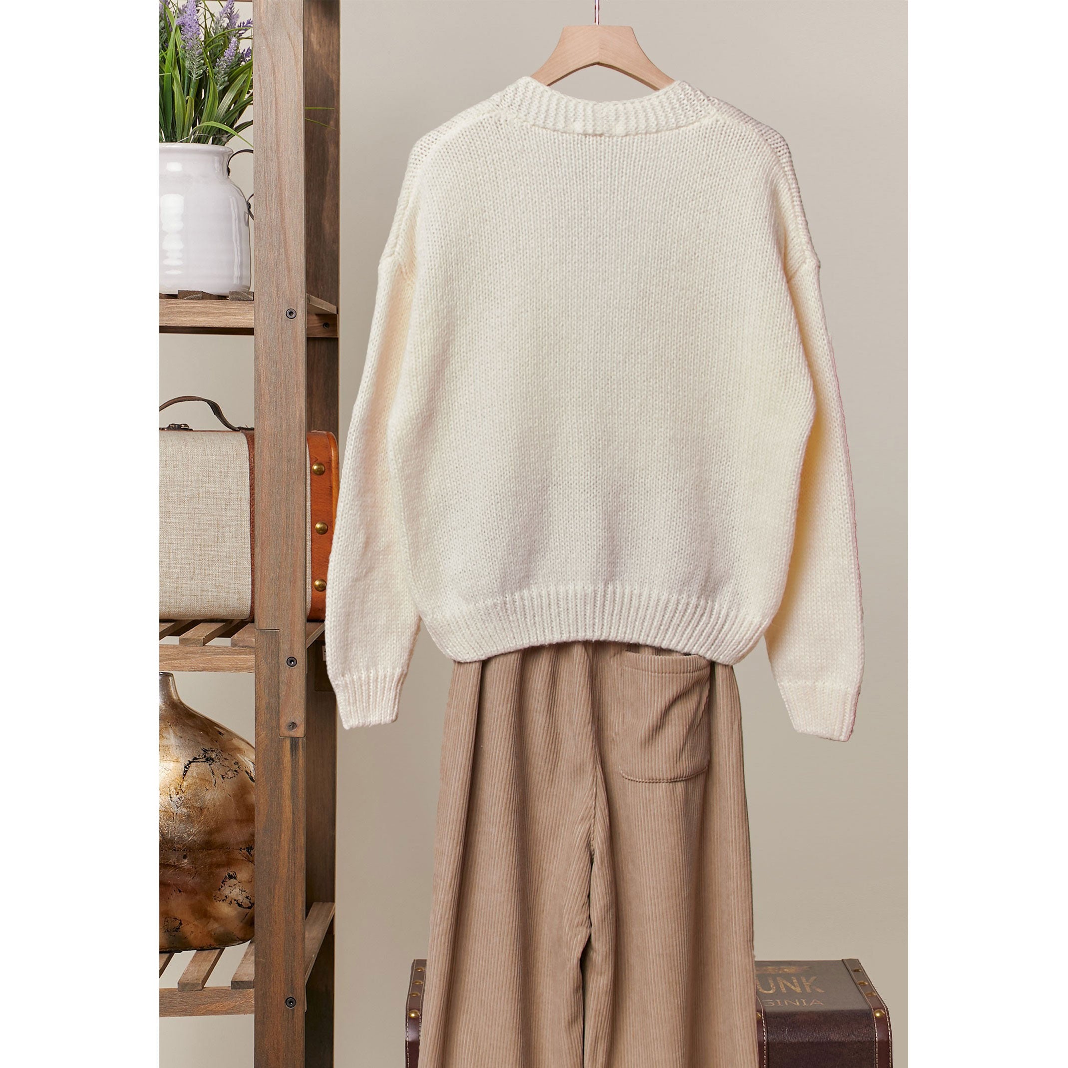 Christmas Patch Cardigan