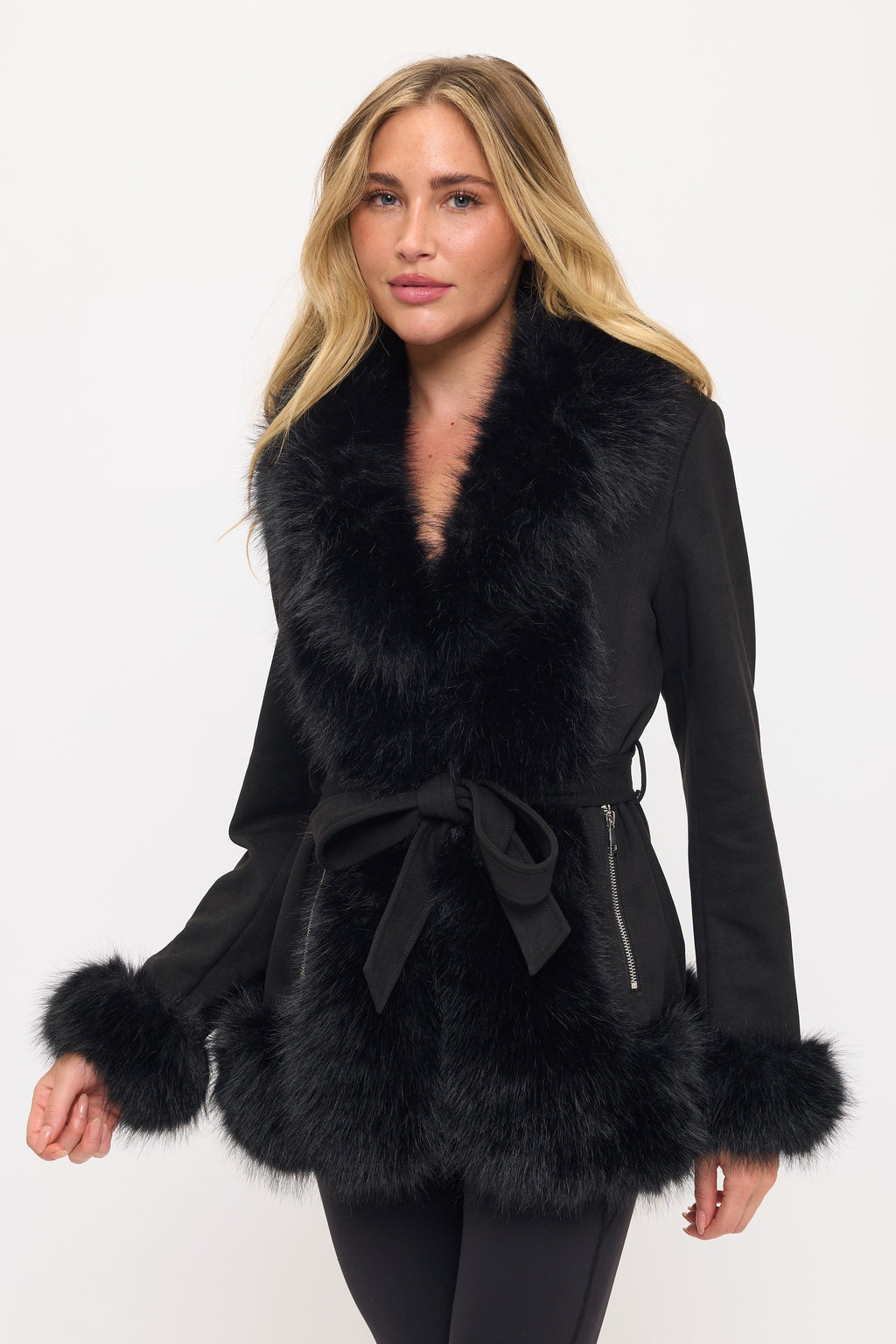 Dynasty Luxe Fur-trimmed Coat