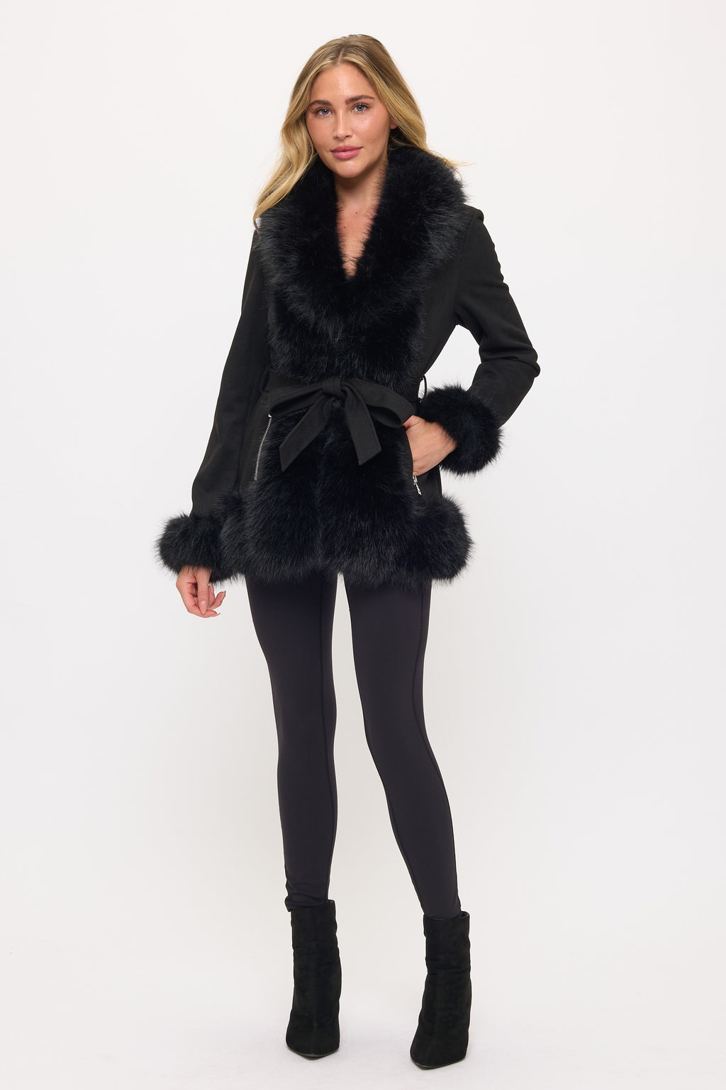 Dynasty Luxe Fur-trimmed Coat