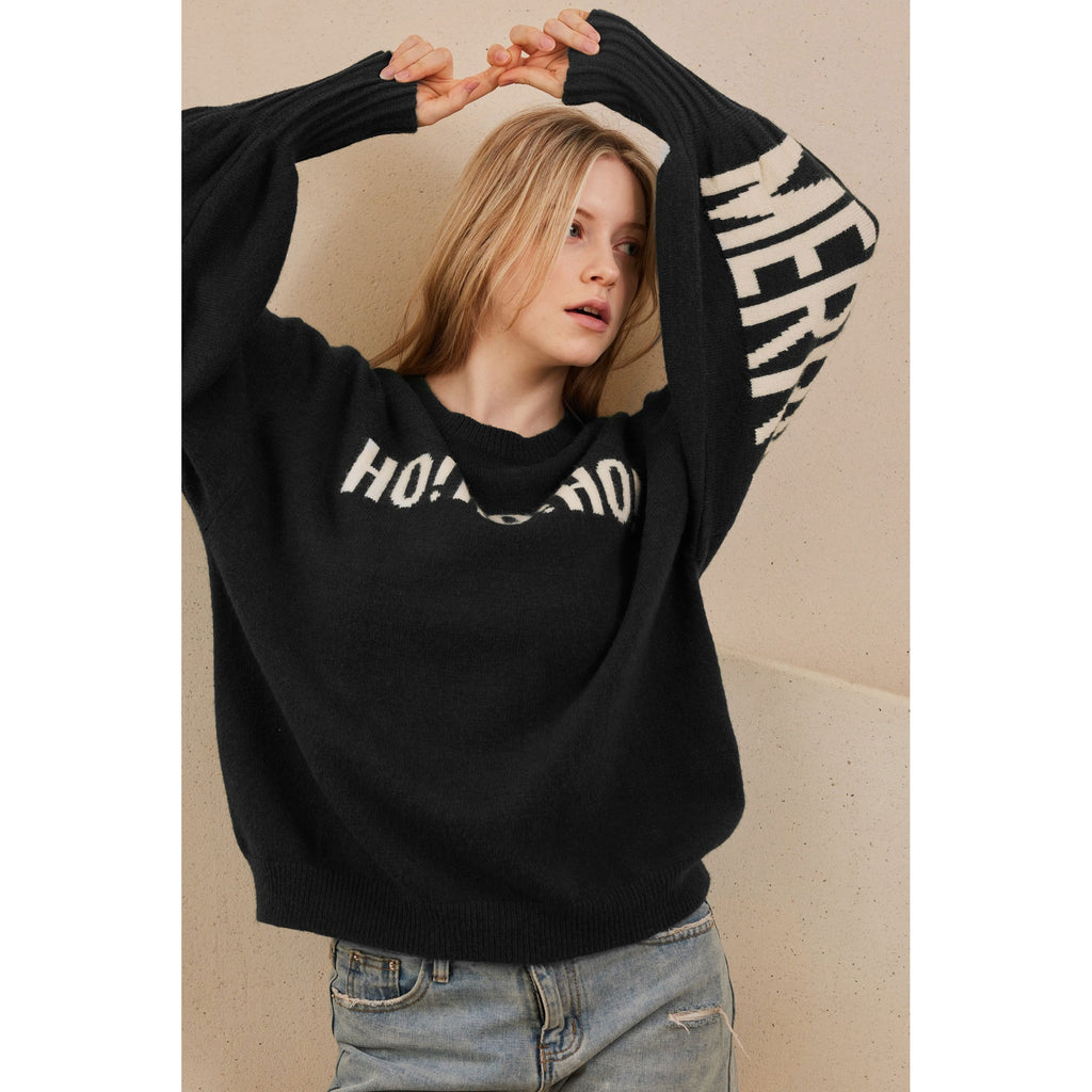 Christmas Sweater With Lettering