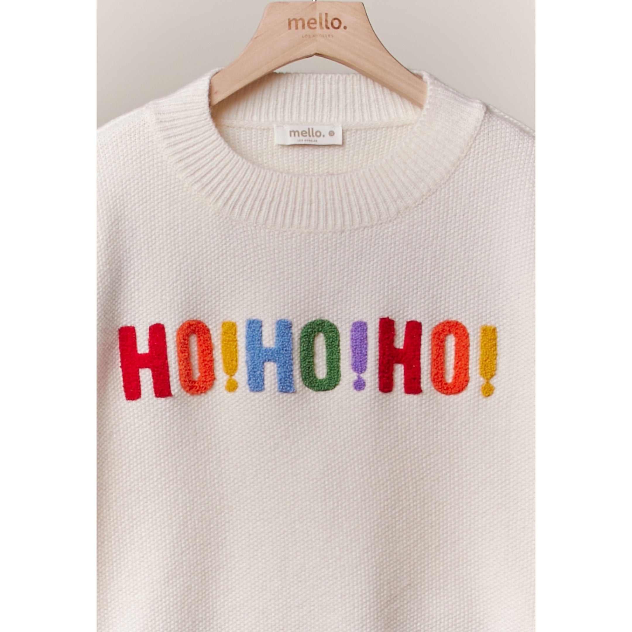 Oversize Christmas Sweater With Lettering