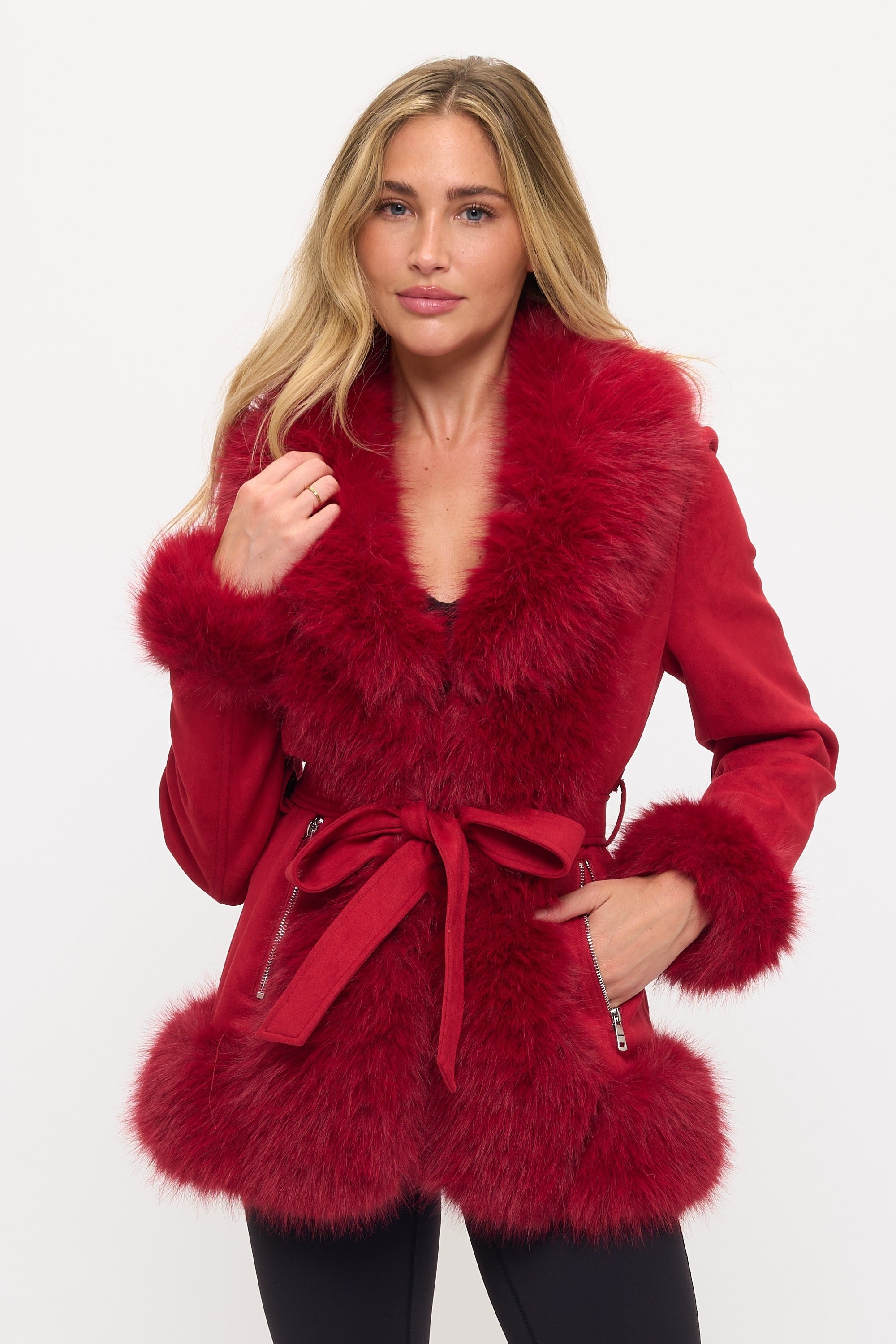 Dynasty Luxe Fur-trimmed Coat