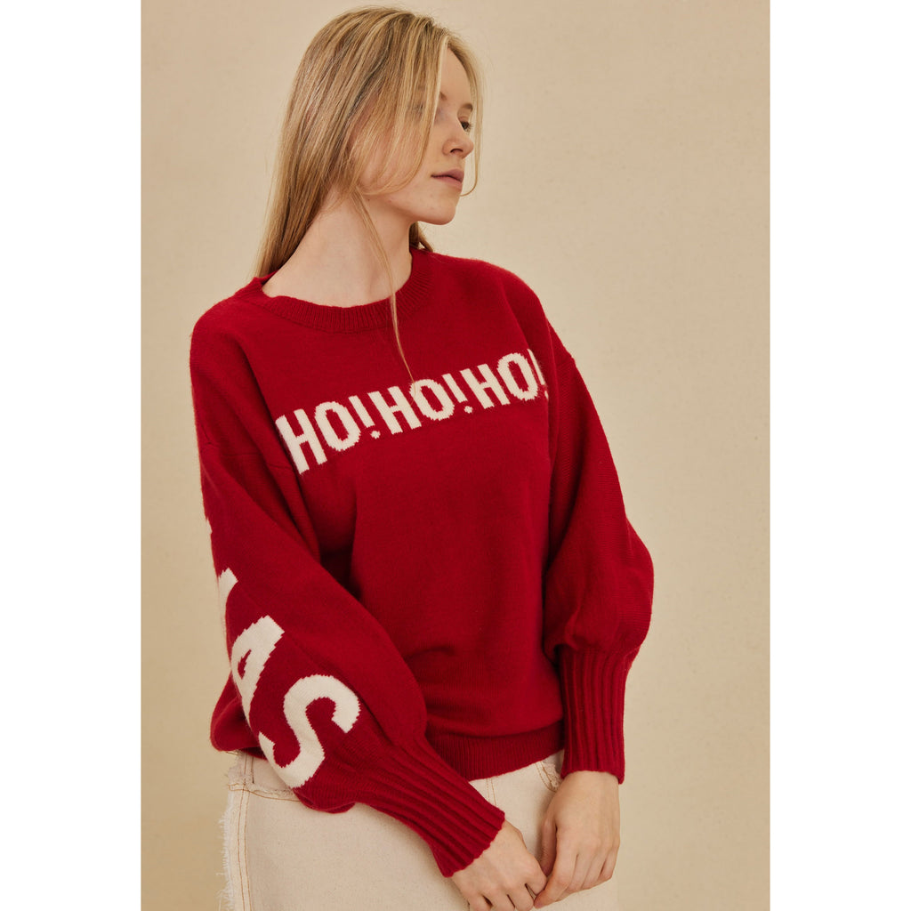 Christmas Sweater With Lettering