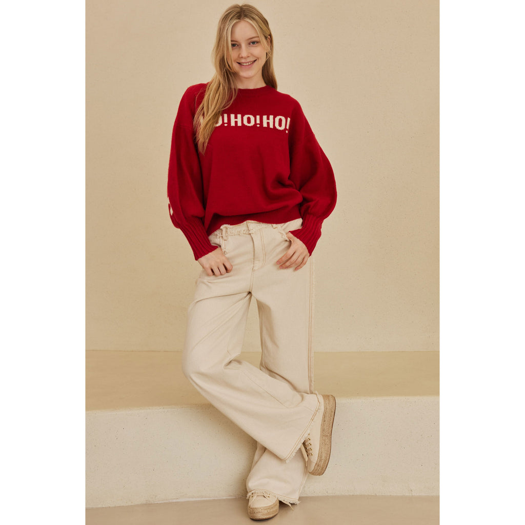 Christmas Sweater With Lettering