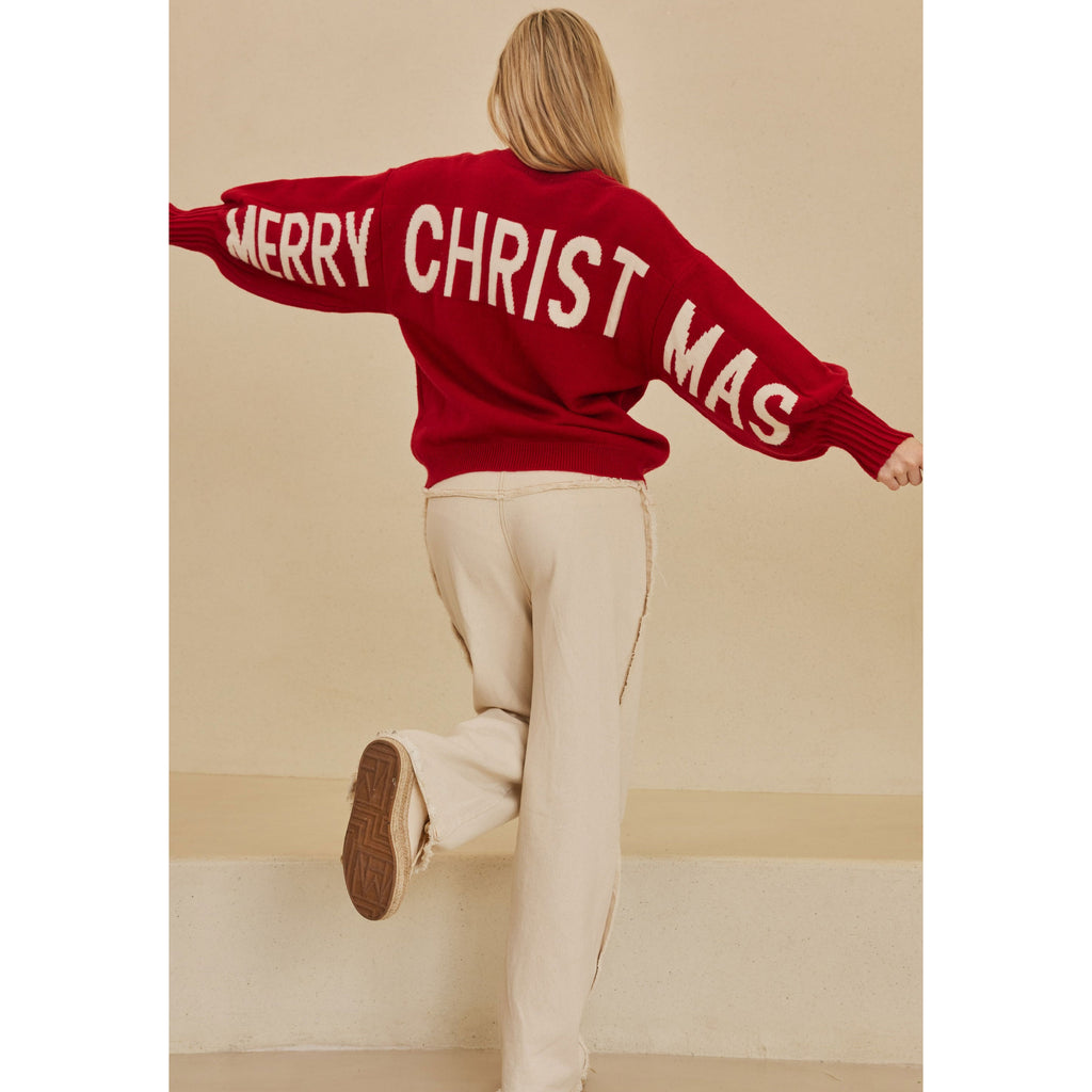 Christmas Sweater With Lettering