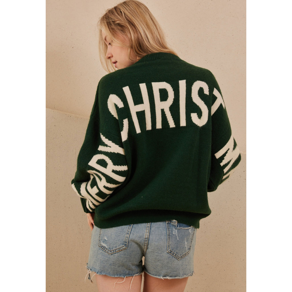 Christmas Sweater With Lettering