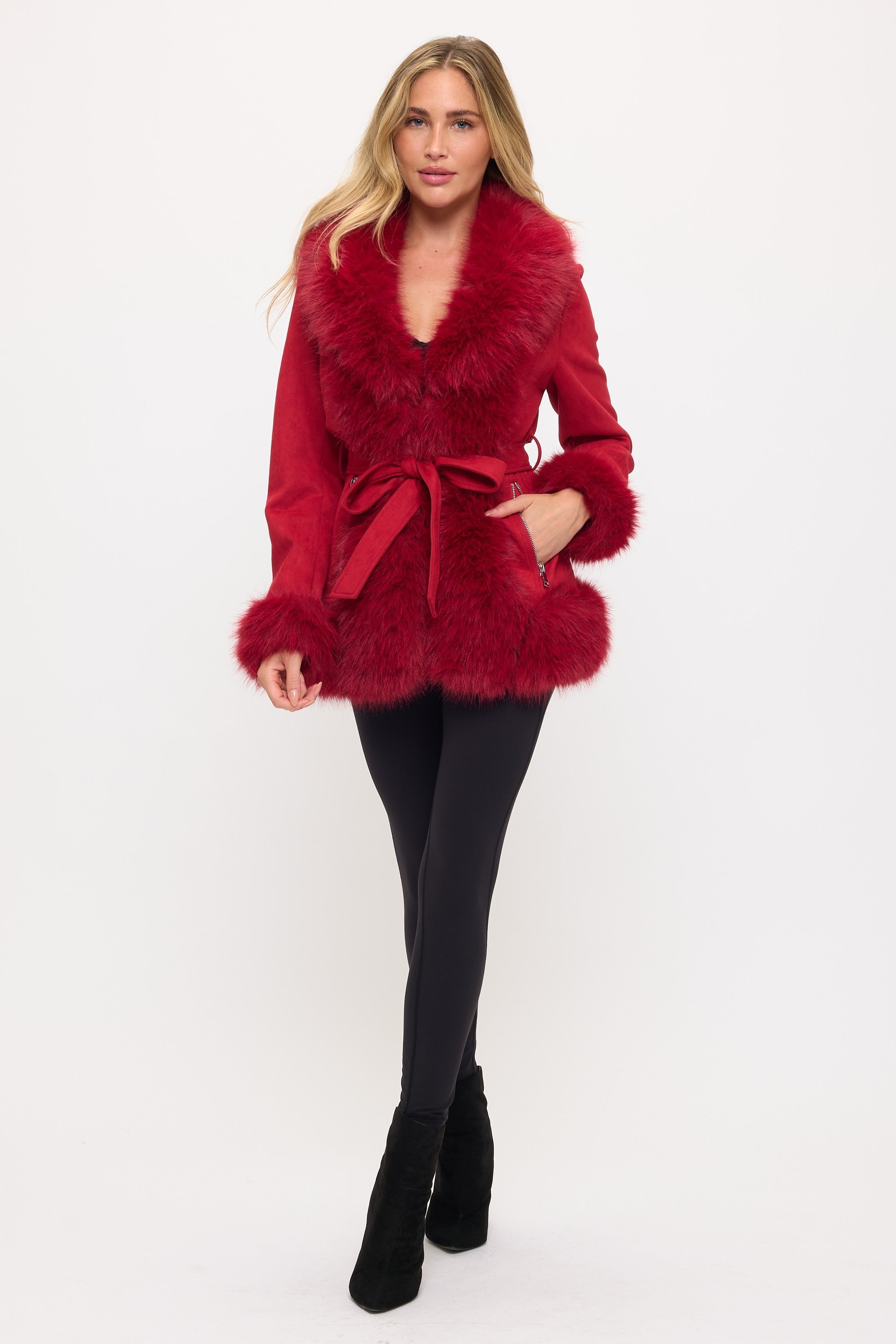Dynasty Luxe Fur-trimmed Coat