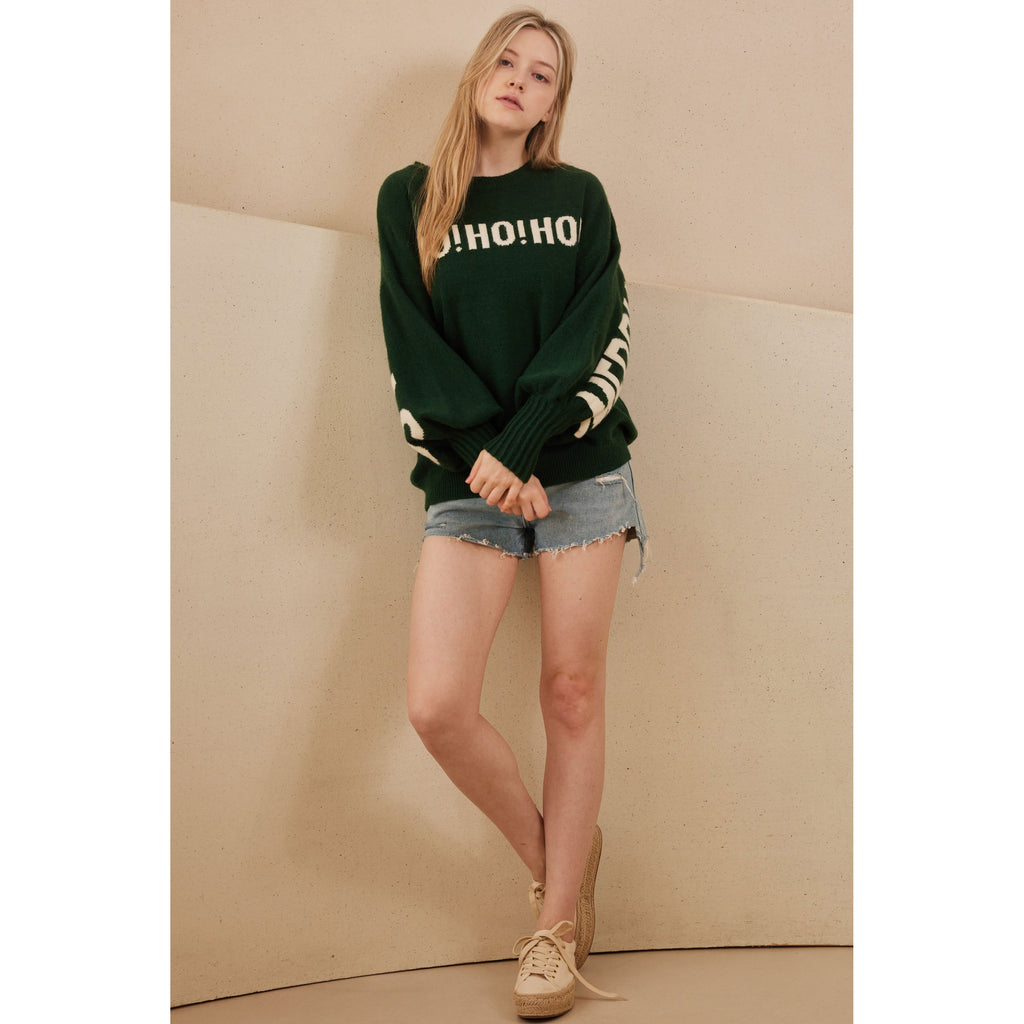 Christmas Sweater With Lettering