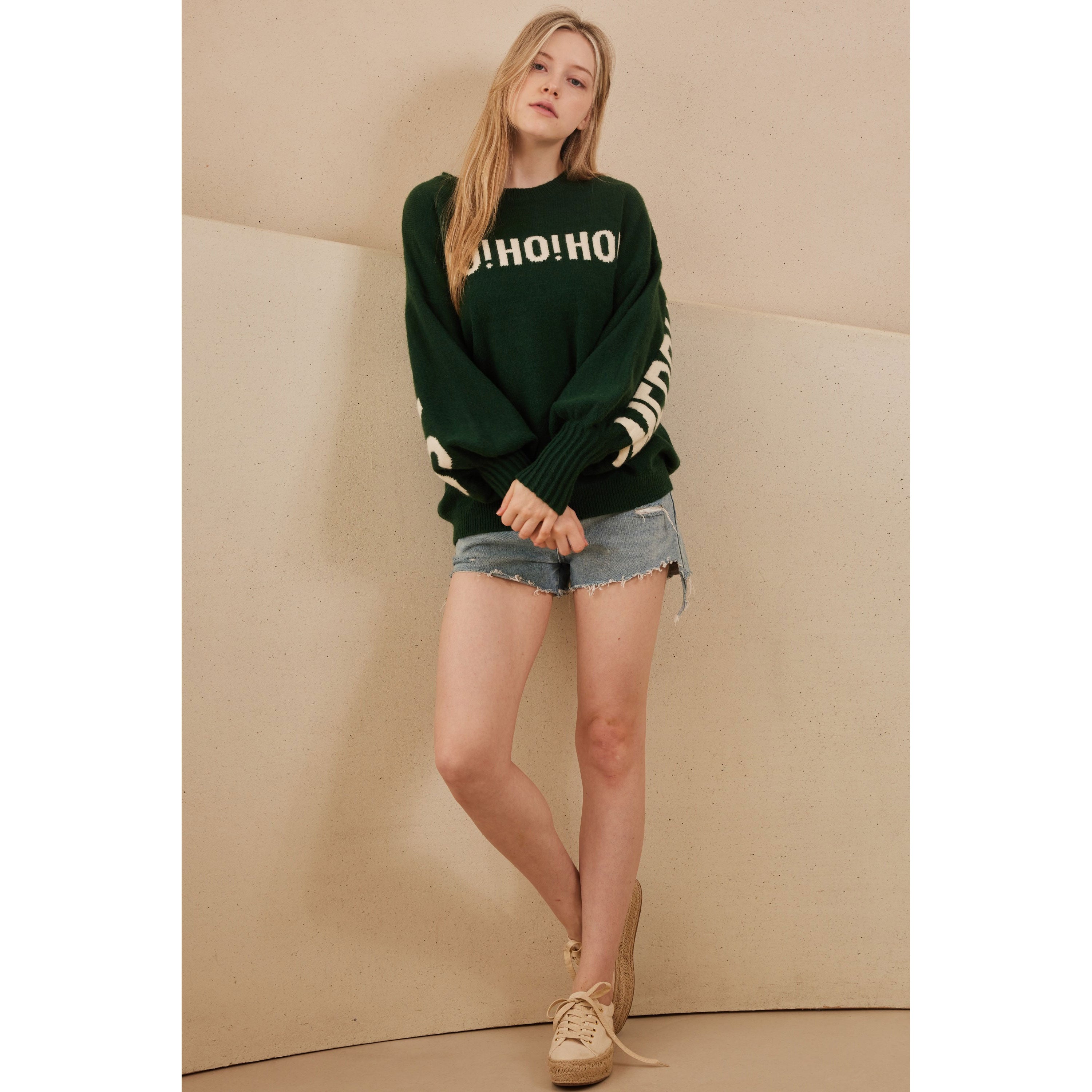 Christmas Sweater With Lettering