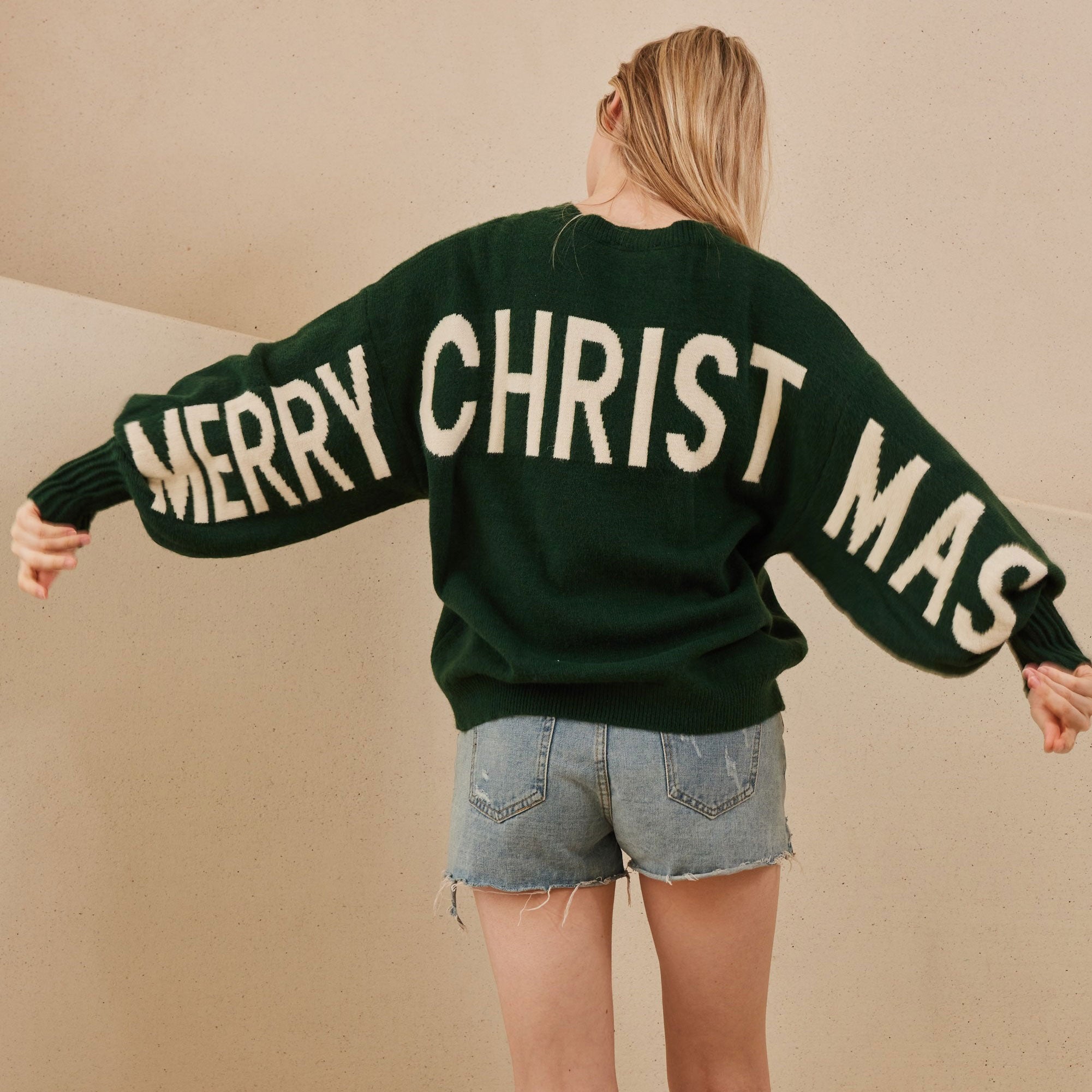 Christmas Sweater With Lettering