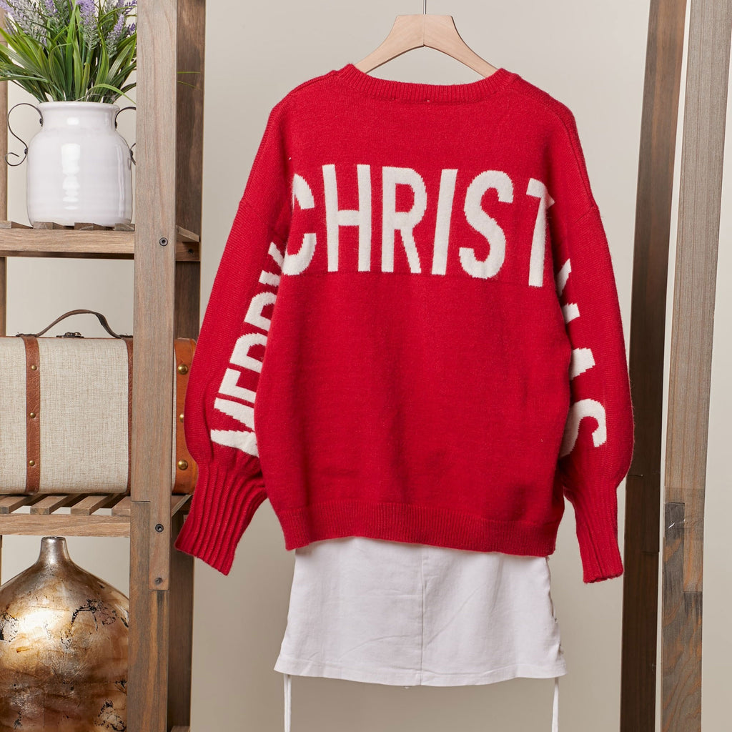 Christmas Sweater With Lettering